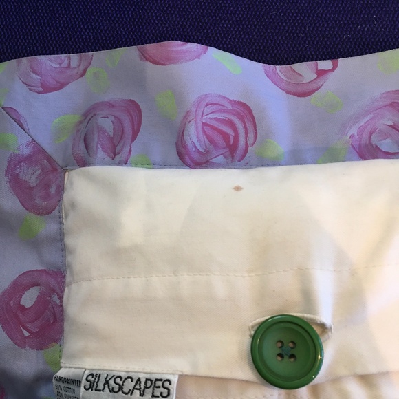 Pillow Cover Hand-painted by Silkscapes 14.5” square - Picture 7 of 7